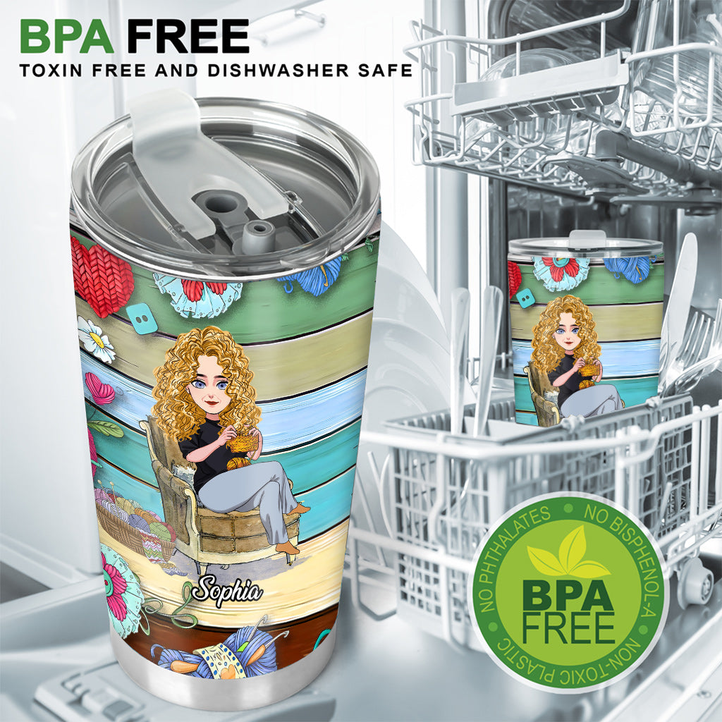 Ich häkle – personalisierter Häkelbecher