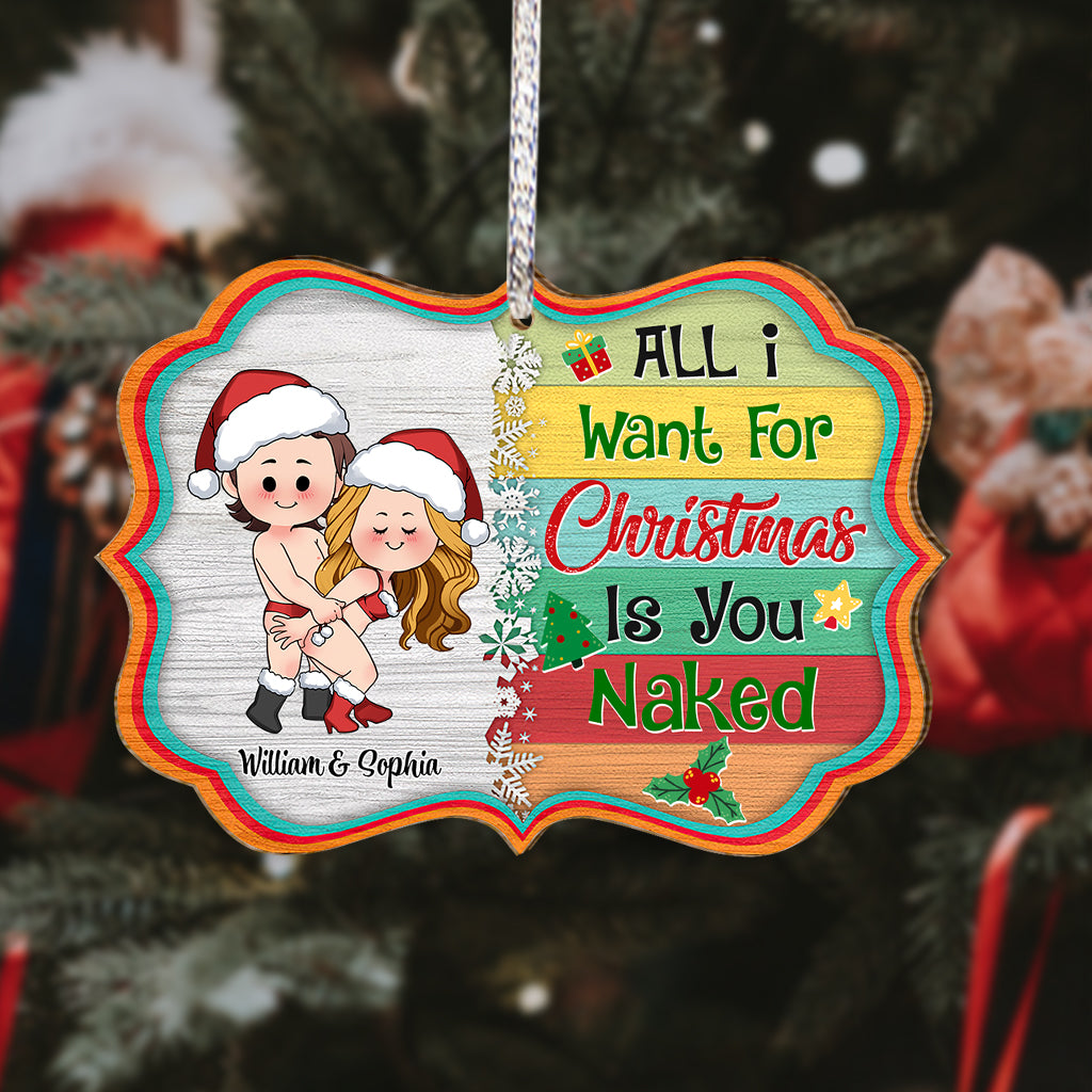 Alles, was ich mir zu Weihnachten wünsche, bist du – Personalisierter Weihnachtsschmuck für Paare