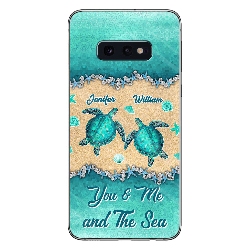 Salty Lil' Beach - Personalized Turtle Phone Case