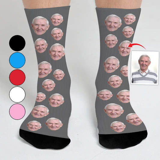 Individuell gestaltete Opa-Socken