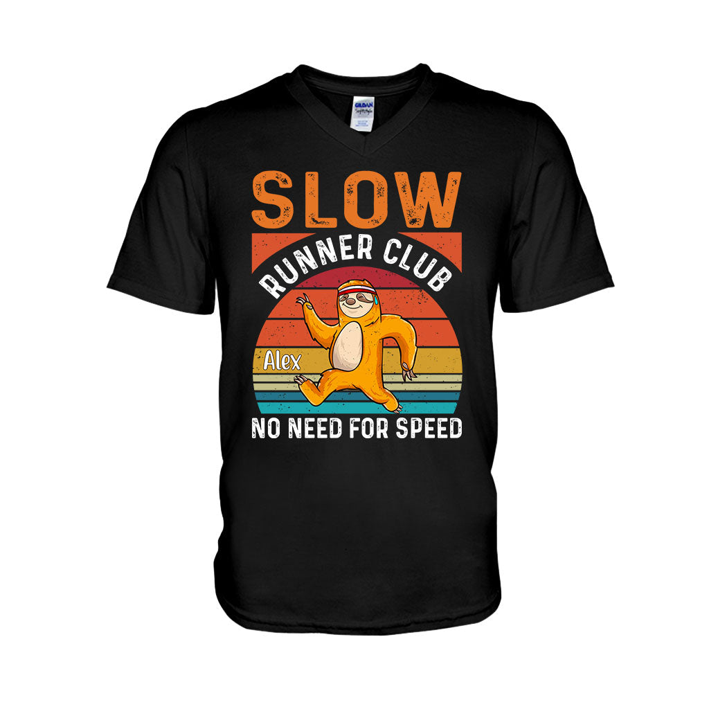 Slow Runner Club - Personalized Running T-shirt and Hoodie
