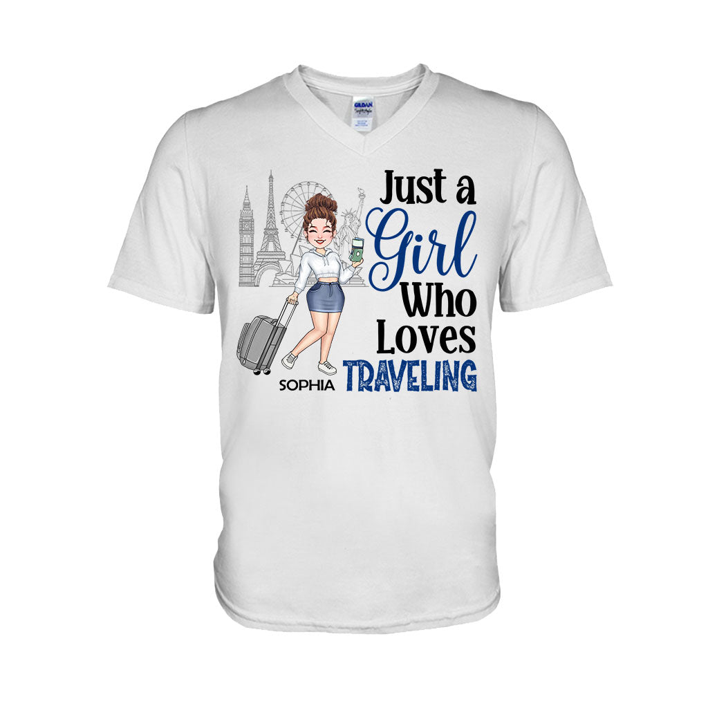 Just A Girl Who Loves Cruising - Personalized Cruising T-shirt & Hoodie