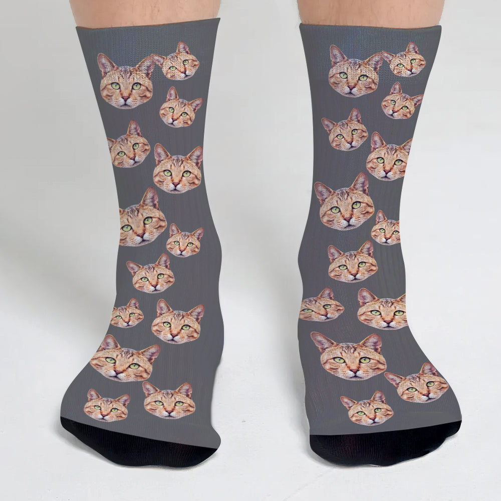 Individuell gestaltete Katzensocken