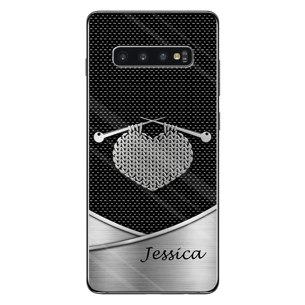Love Knitting - Personalized Knitting Phone Case