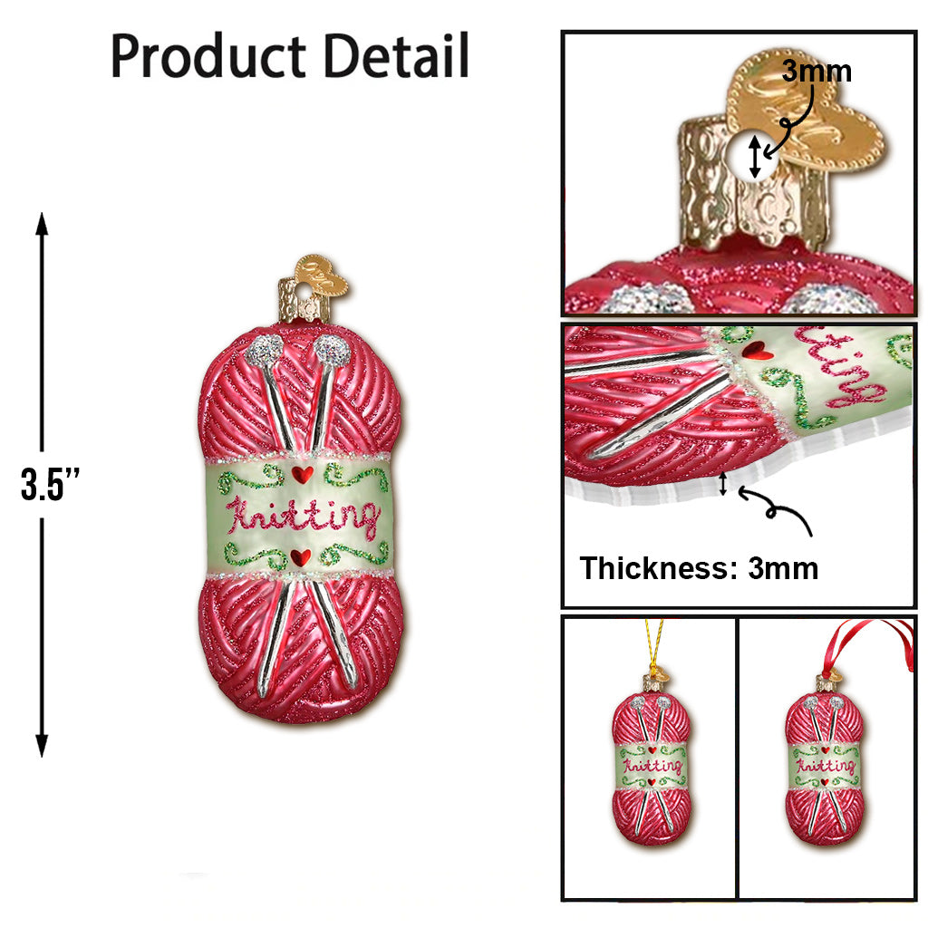 Strickbegeisterte – Strickgeschenk für Mama, Freundin, Ehefrau, Oma – Personalisierter Schmuck