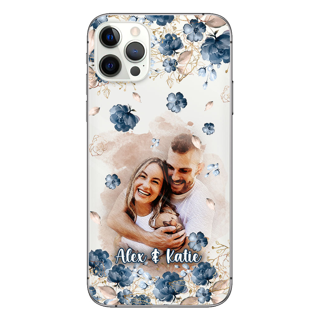 Floral Phone Case - Personalized Clear Phone Case