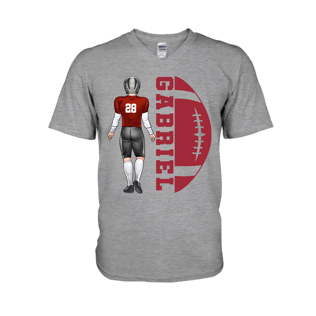 Fußballfan – Personalisiertes Fußball-T-Shirt und Hoodie