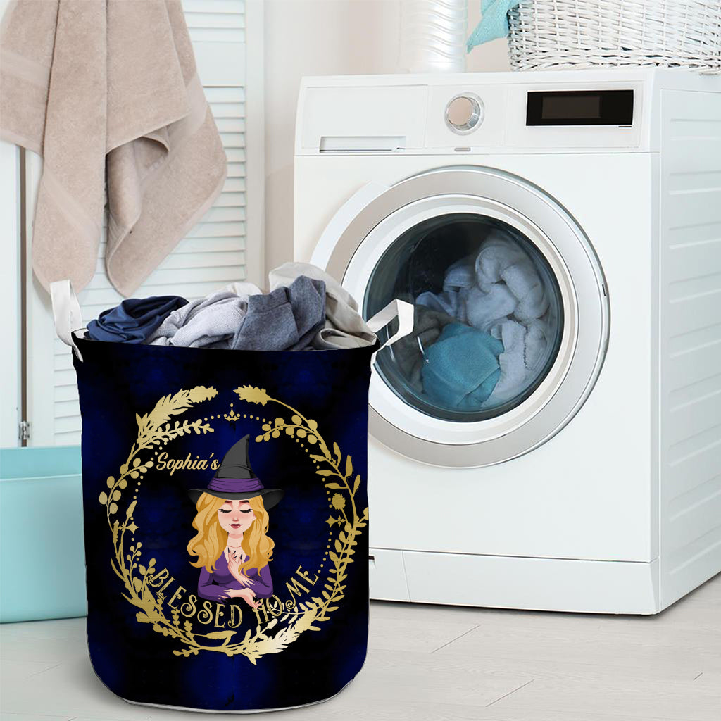 Gesegnetes Zuhause – Personalisierter Hexen-Aufbewahrungskorb