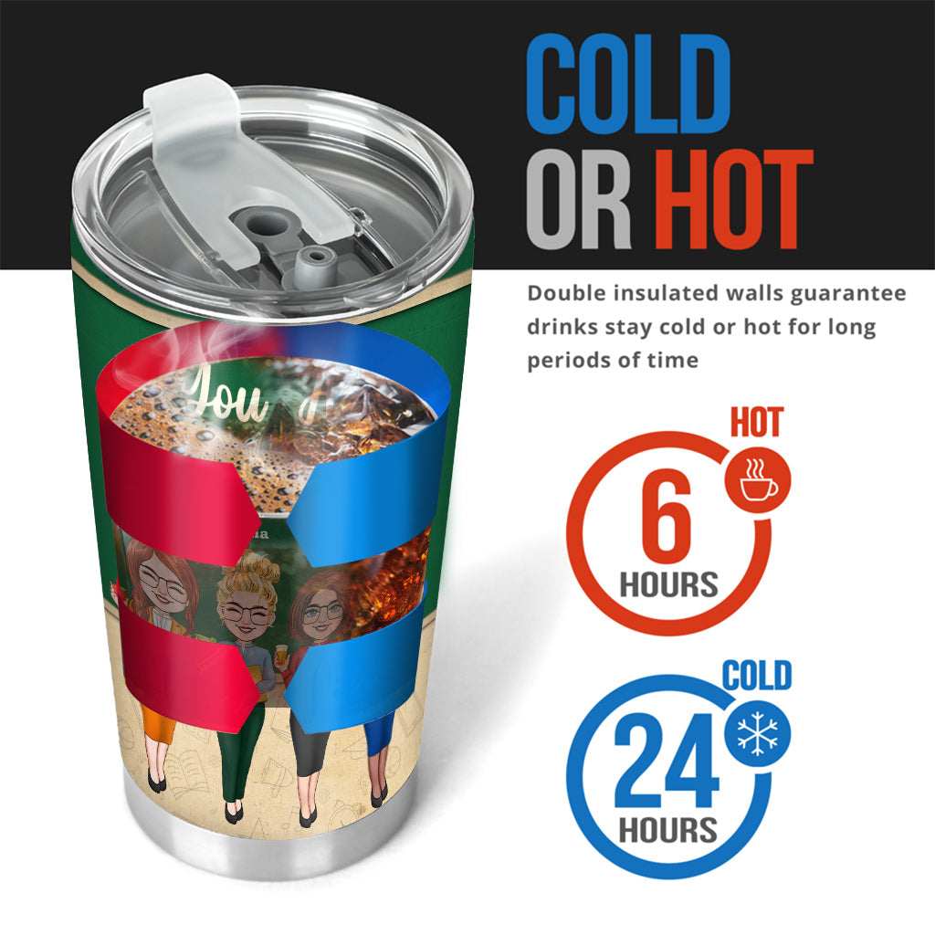 Arbeit hat uns zu Kollegen gemacht – Personalisierter Lehrer-Trinkbecher