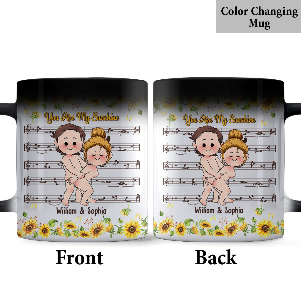 You Are My Sunshine - Personalized Couple Mug
