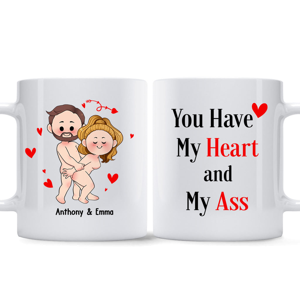 Ich will nur, dass du glücklich bist – Geschenkidee für Paare (Ehemann, Ehefrau, Freund, Freundin) – Personalisierte Tasse