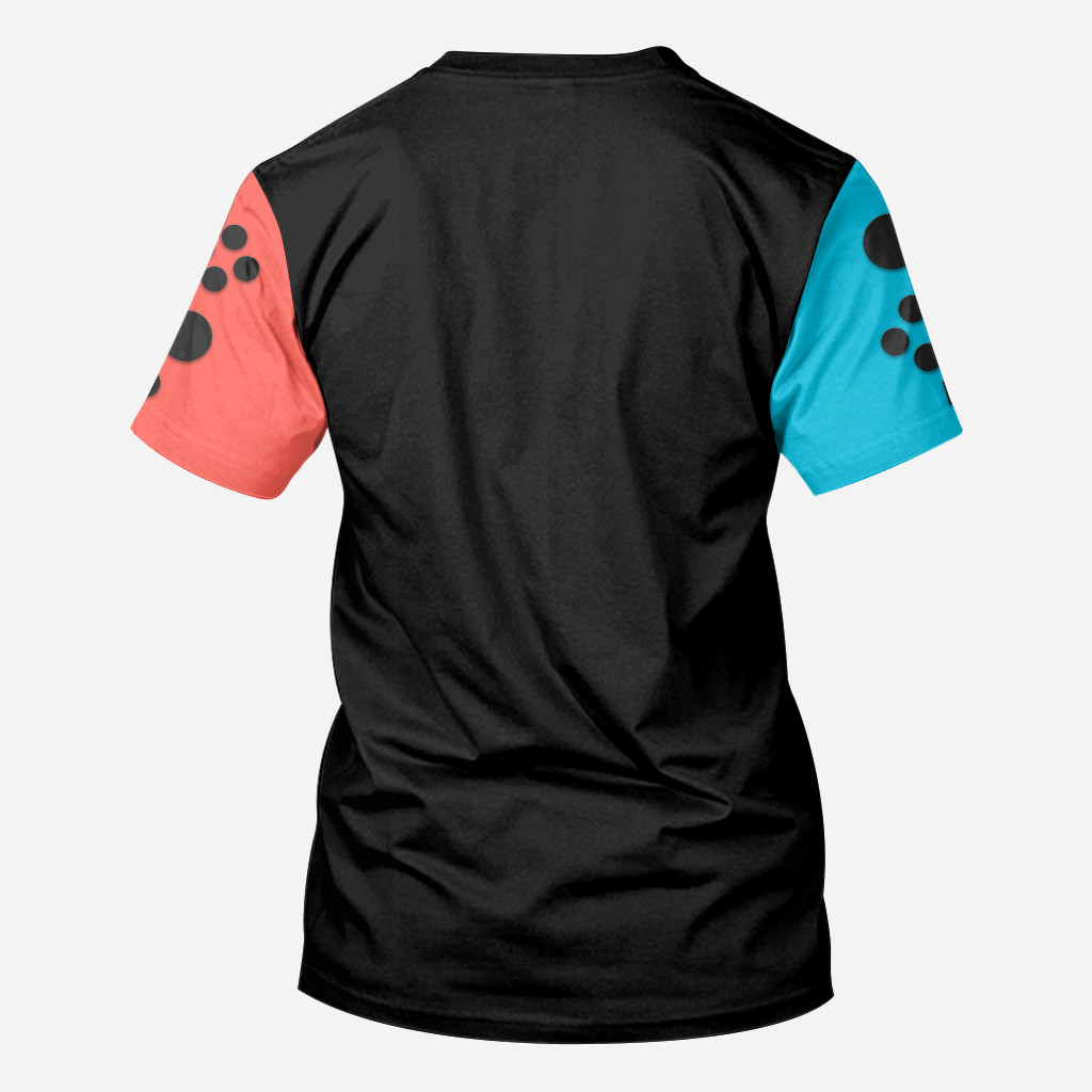 Essen, Schlafen, Zocken, Wiederholen – personalisiertes Videospiel-Shirt