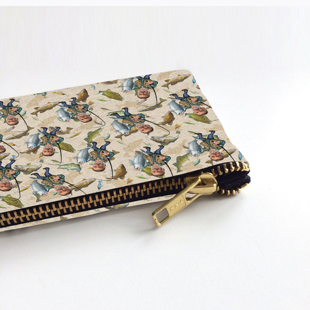 Photo Inserted Funny Fishing - Personalized Fishing Pouch