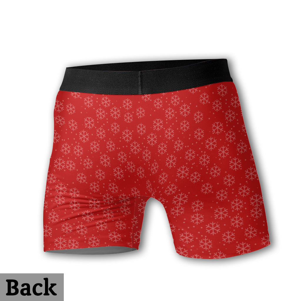 Weihnachtsgeschenk – Personalisierte Boxershorts für Männer (Paar)