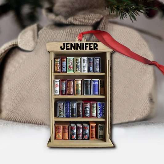 Love Books - Personalized Book Ornament