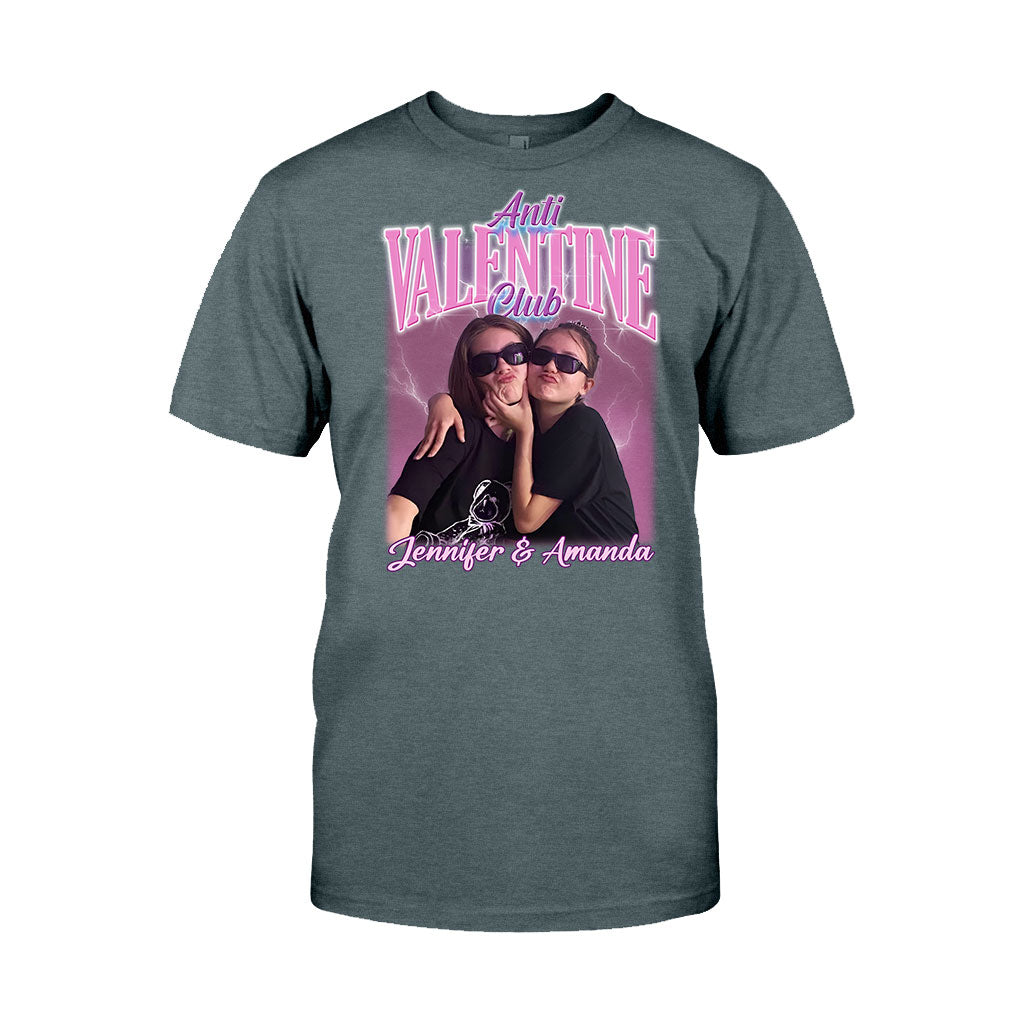Anti-Valentinstag-Club – Personalisiertes Bestie-T-Shirt und Hoodie