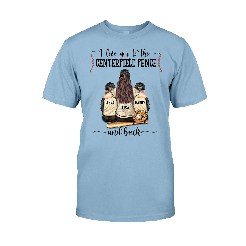Mein Herz schlägt für dieses Spielfeld – Personalisiertes Baseball-T-Shirt und Hoodie