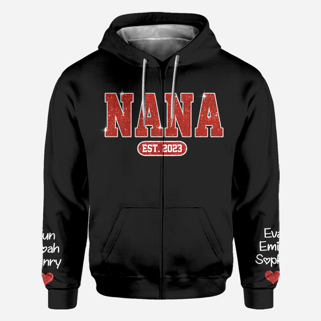 Best Nana/Grandma/Mother/Mama... Ever - Personalized Grandma All Over Shirt