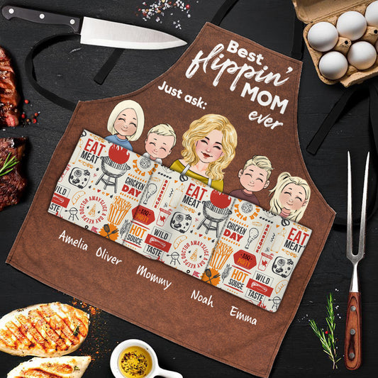 Der beste Papa aller Zeiten – Geschenk für Papa, Oma, Opa, Mama, Onkel, Tante – Personalisierte Schürze