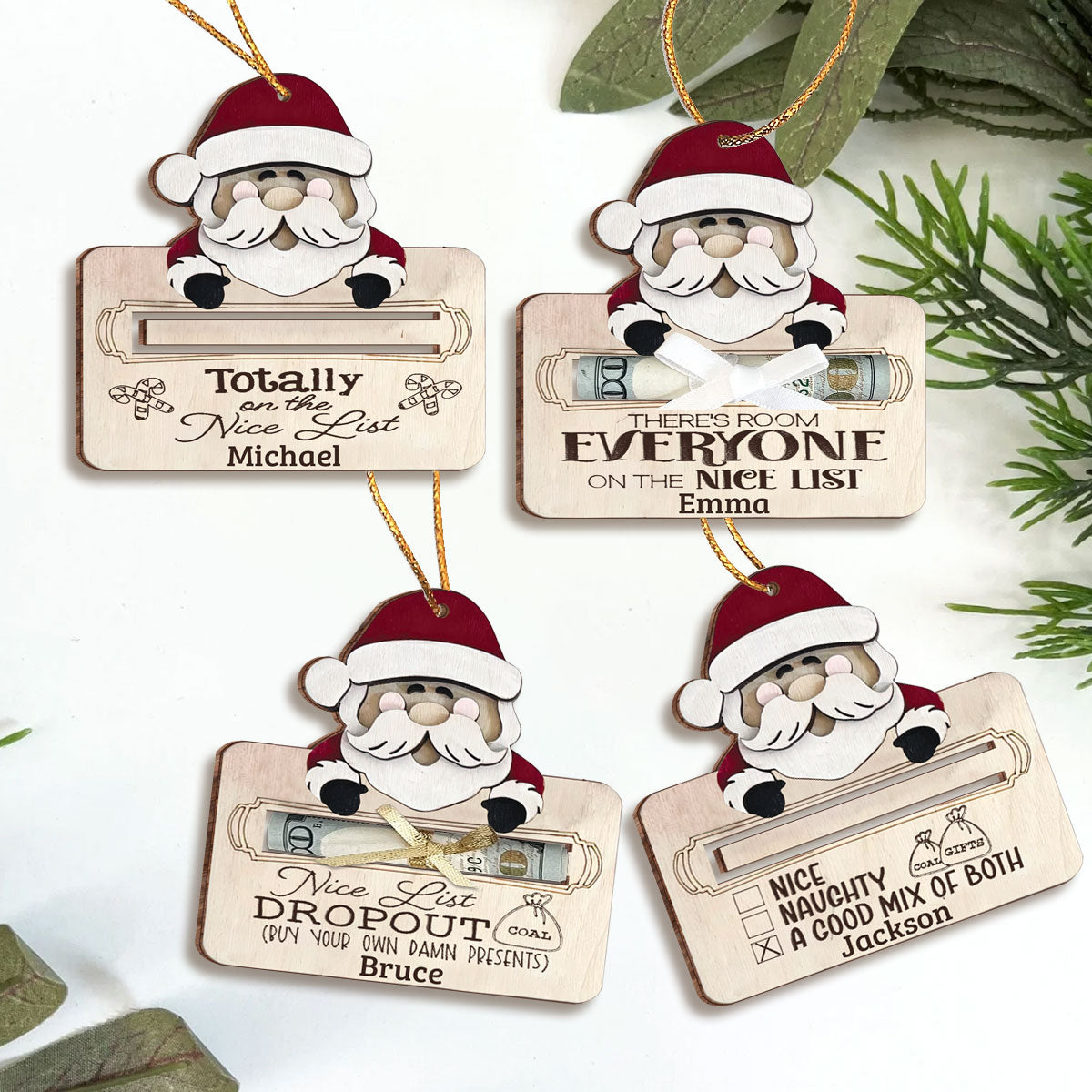 Totally On The Nice List - Personalized Christmas Ornament