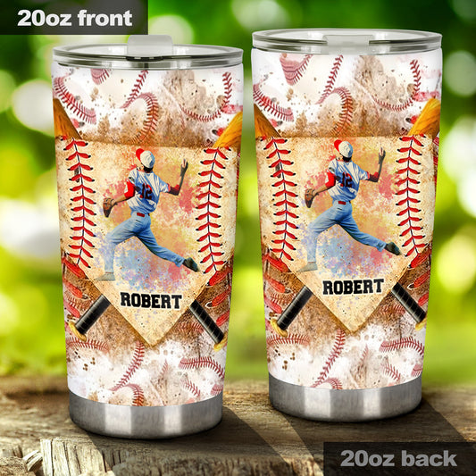 Game Day - Personalized Baseball Tumbler