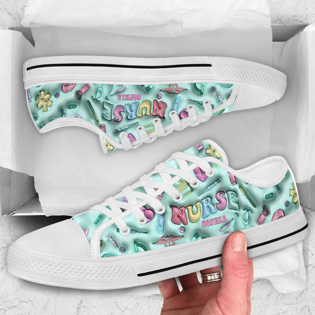 Nurse Life – Personalisierte Krankenschwester-Sneaker