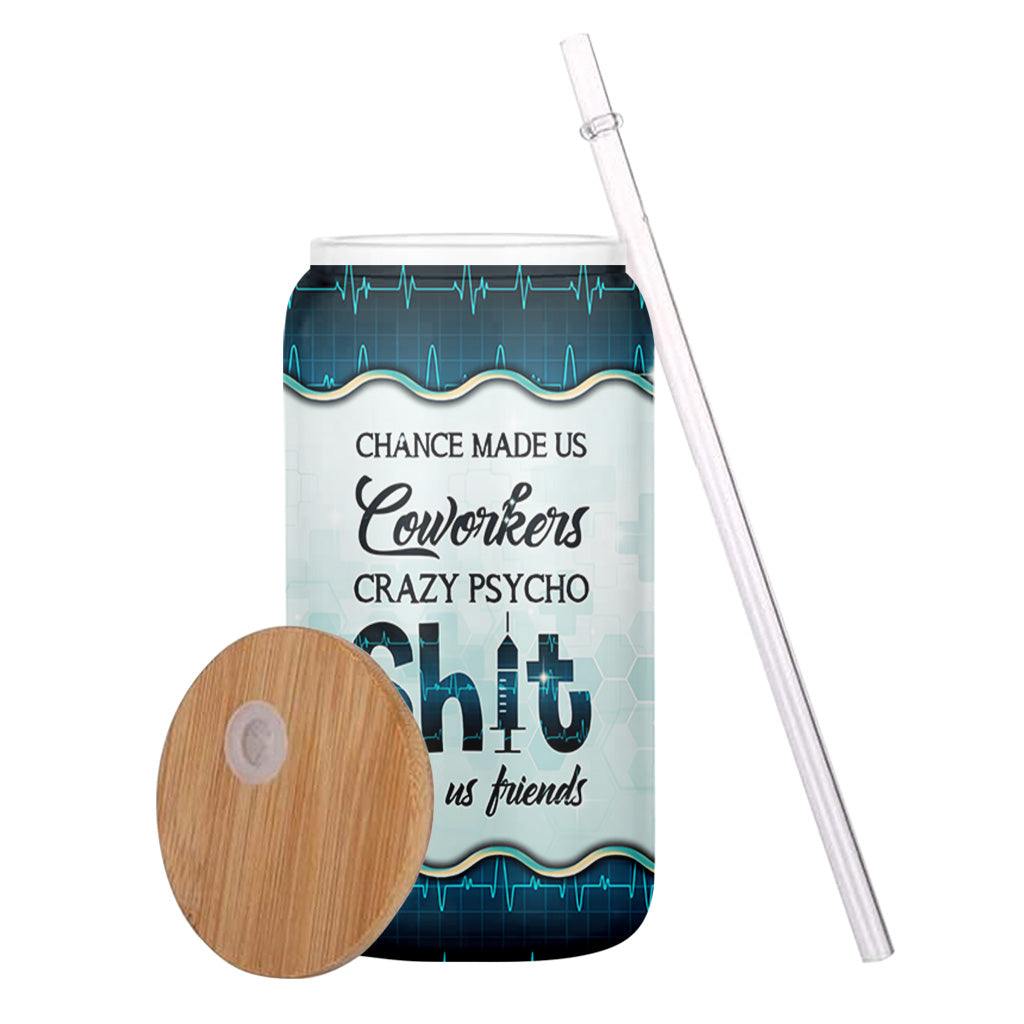 Zufall hat uns zu Kollegen gemacht – personalisiertes Pflege-Dosenglas