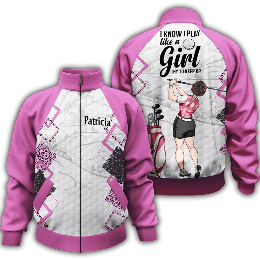 Golfunterricht – Personalisierte Golf-Zip-Jacke