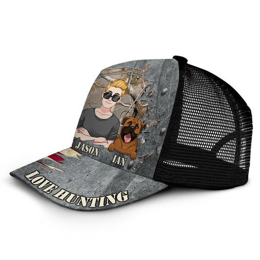 Love Hunting - Personalized Hunting Trucker Hat
