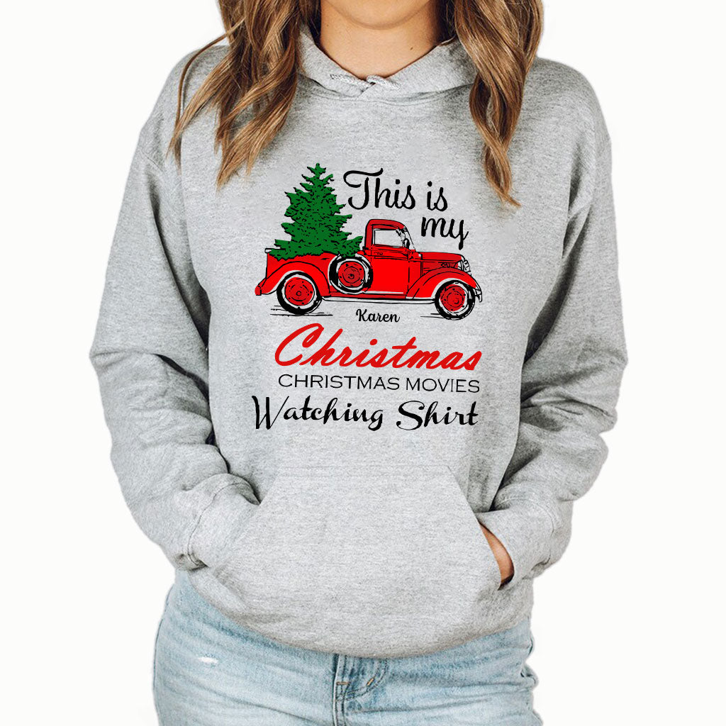 Das ist mein Weihnachtsfilm-Shirt – personalisiertes Weihnachts-T-Shirt und Hoodie