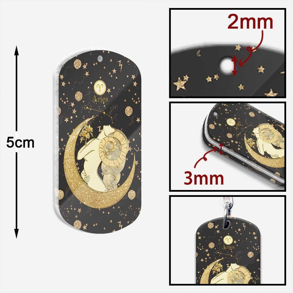 Sternzeichen – Personalisierter Horoskop-Schlüsselanhänger