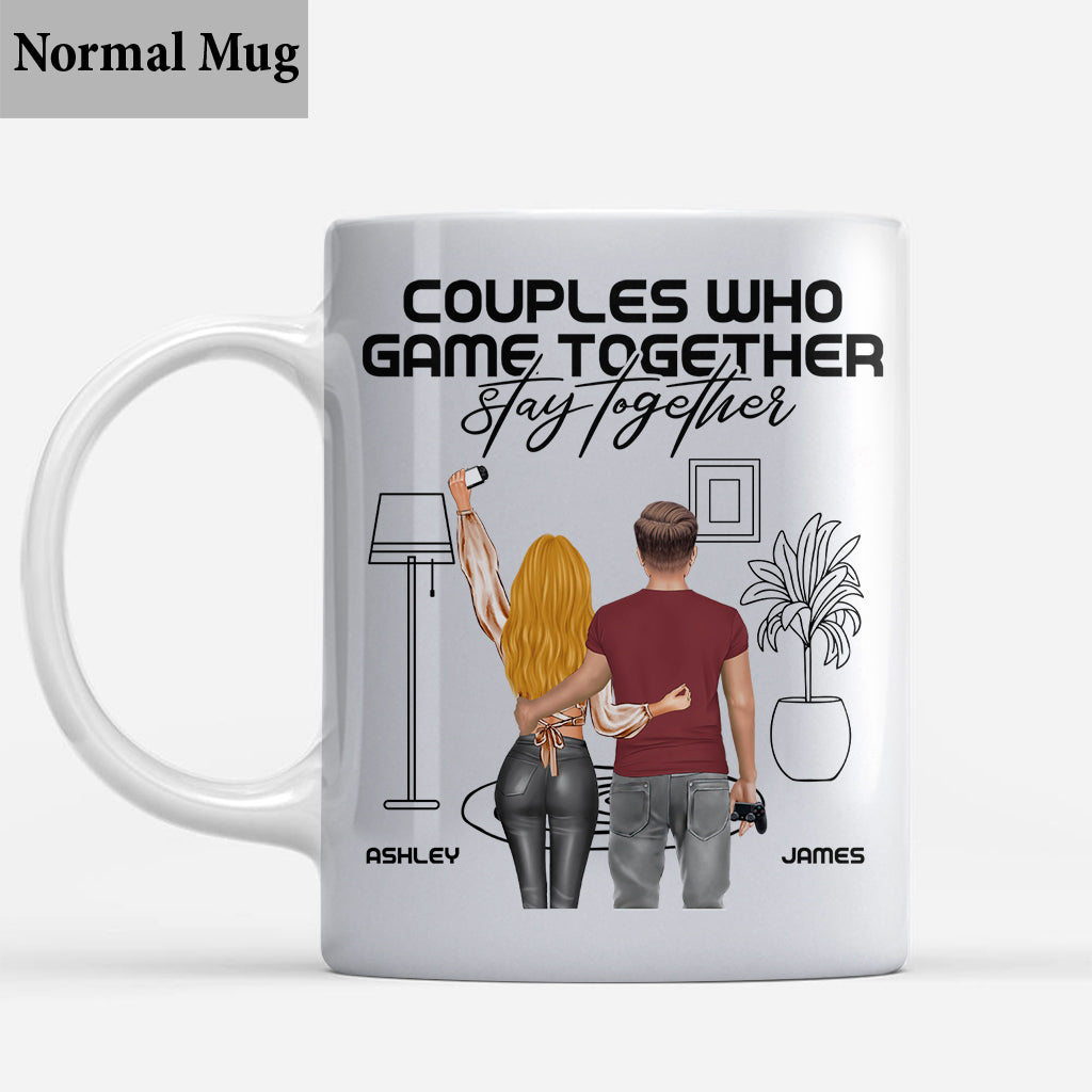 Couples Who Game Together Stay Together - Personalized Video Game Mug