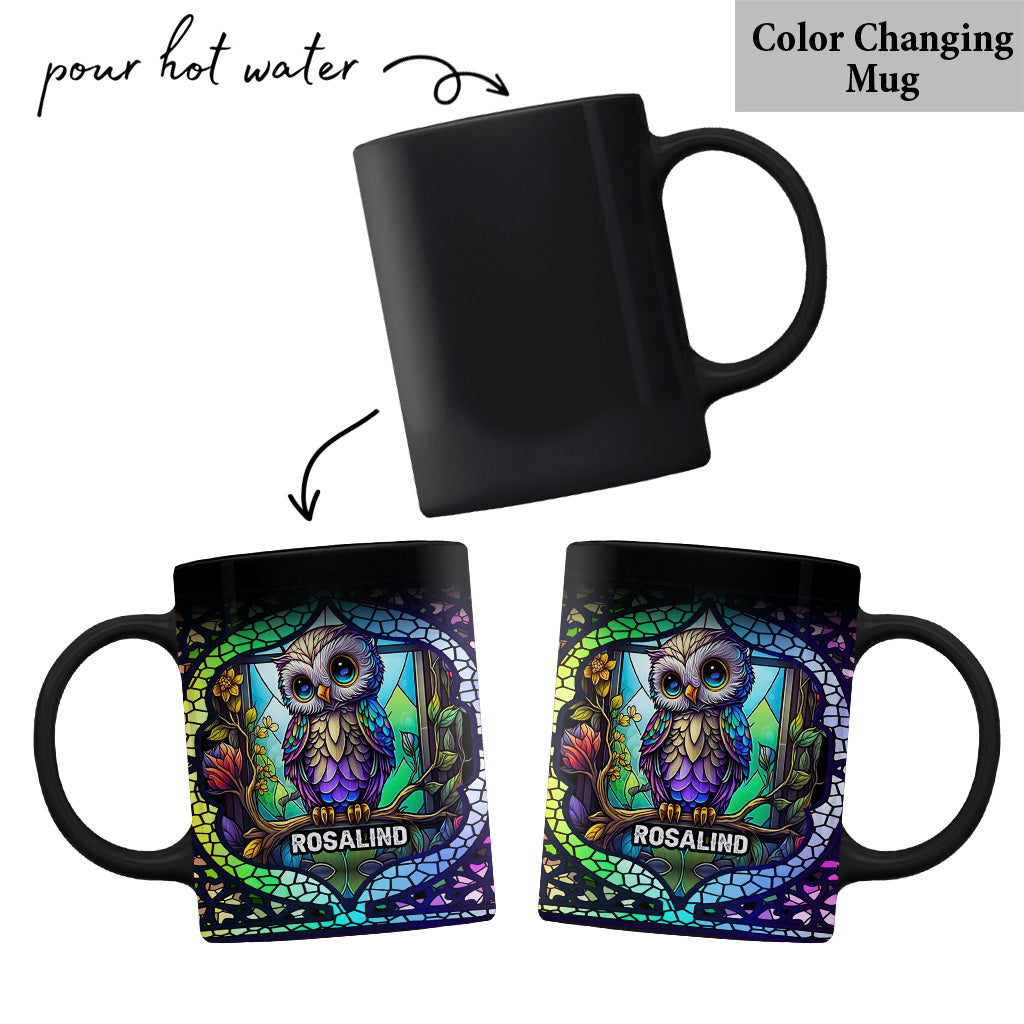 Beatiful Owls - Personalized Owl Mug