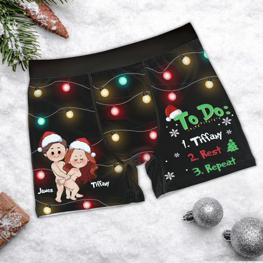 To-Do-Liste – Personalisierte Boxershorts für Männer (Paar)