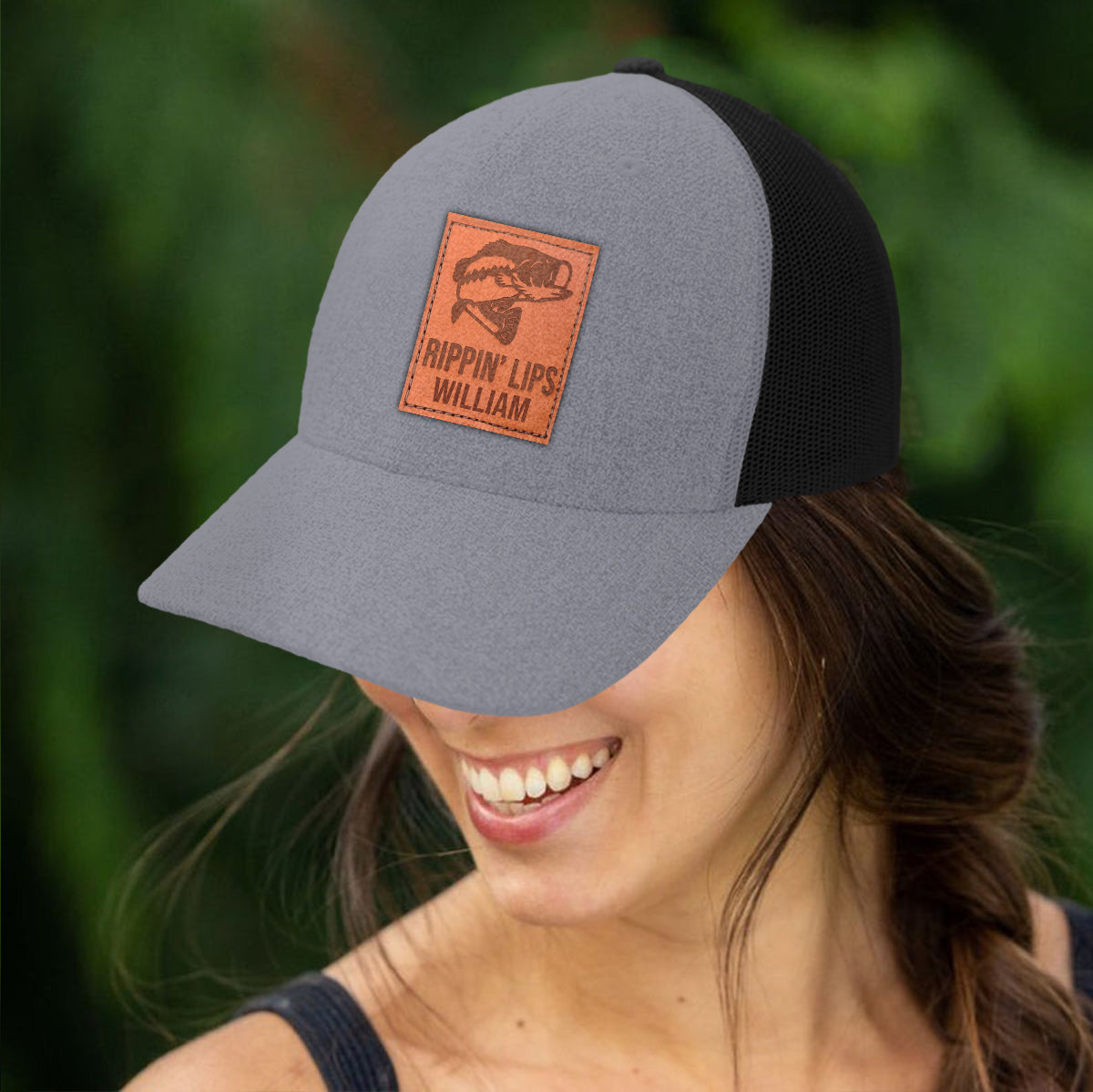 Bass Fishing Hat - Personalized Fishing Trucker Hat