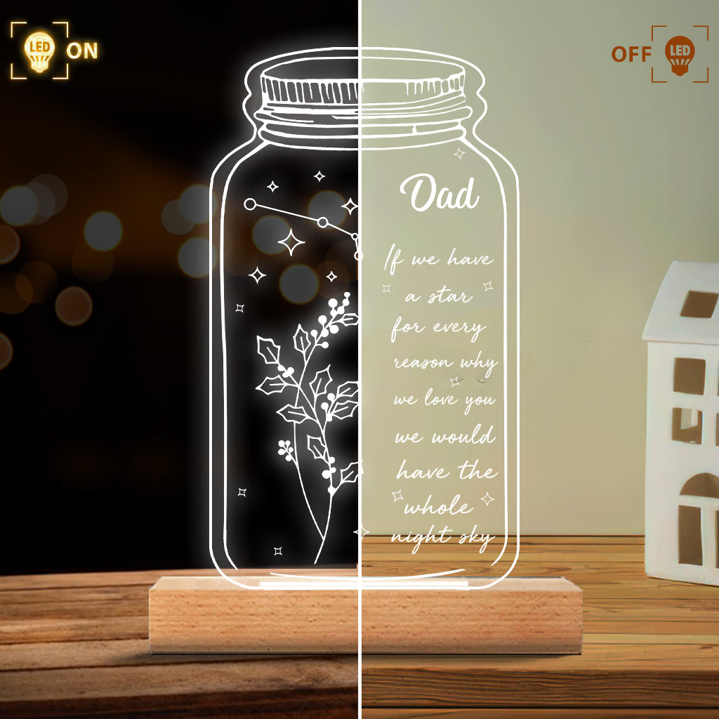 Sternzeichen-Geburtsblume – Geschenk für Mama, Oma, Tochter, Ehefrau, Freundin, Papa, Opa, Freund, Ehemann – Personalisierte, geformte Plakettenleuchte