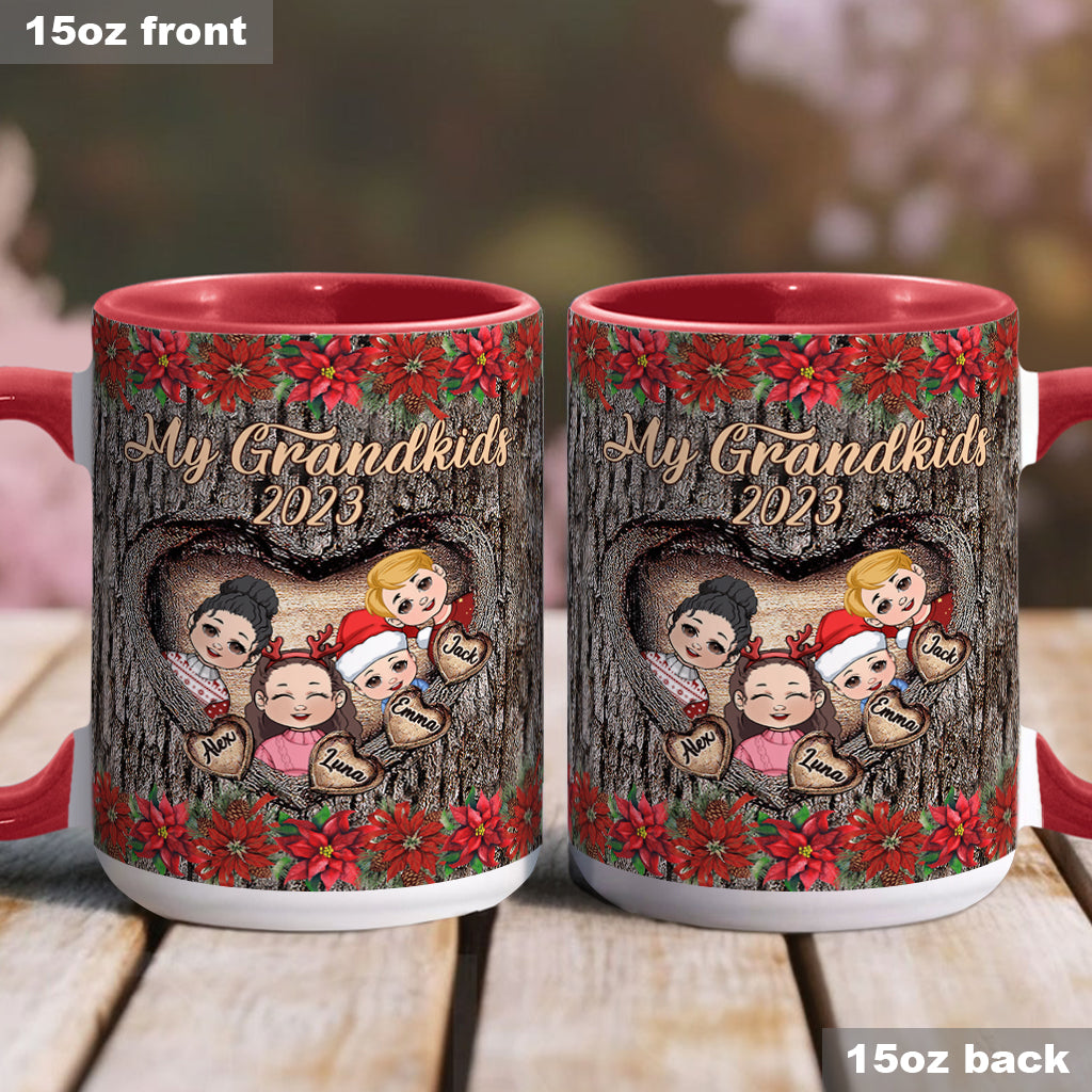 Meine Enkelkinder – Personalisierte Tasse mit Oma-Akzent