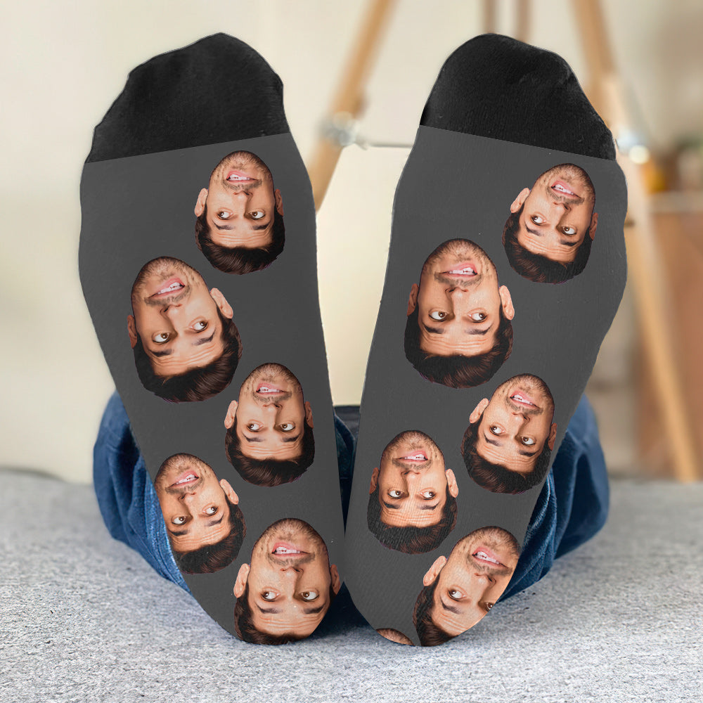 Individuell gestaltete Socken für Väter
