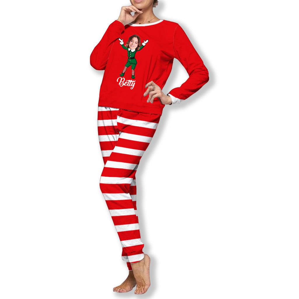 Passende Weihnachtspyjamas – Personalisiertes Familienpyjama-Set