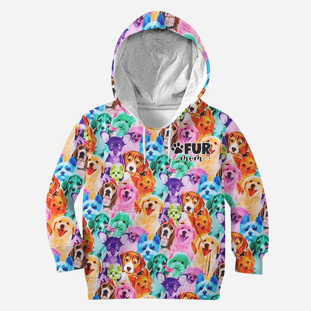 Foto-Einfügung im farbenfrohen Stil – Personalisierter Katzen-Hoodie und Leggings
