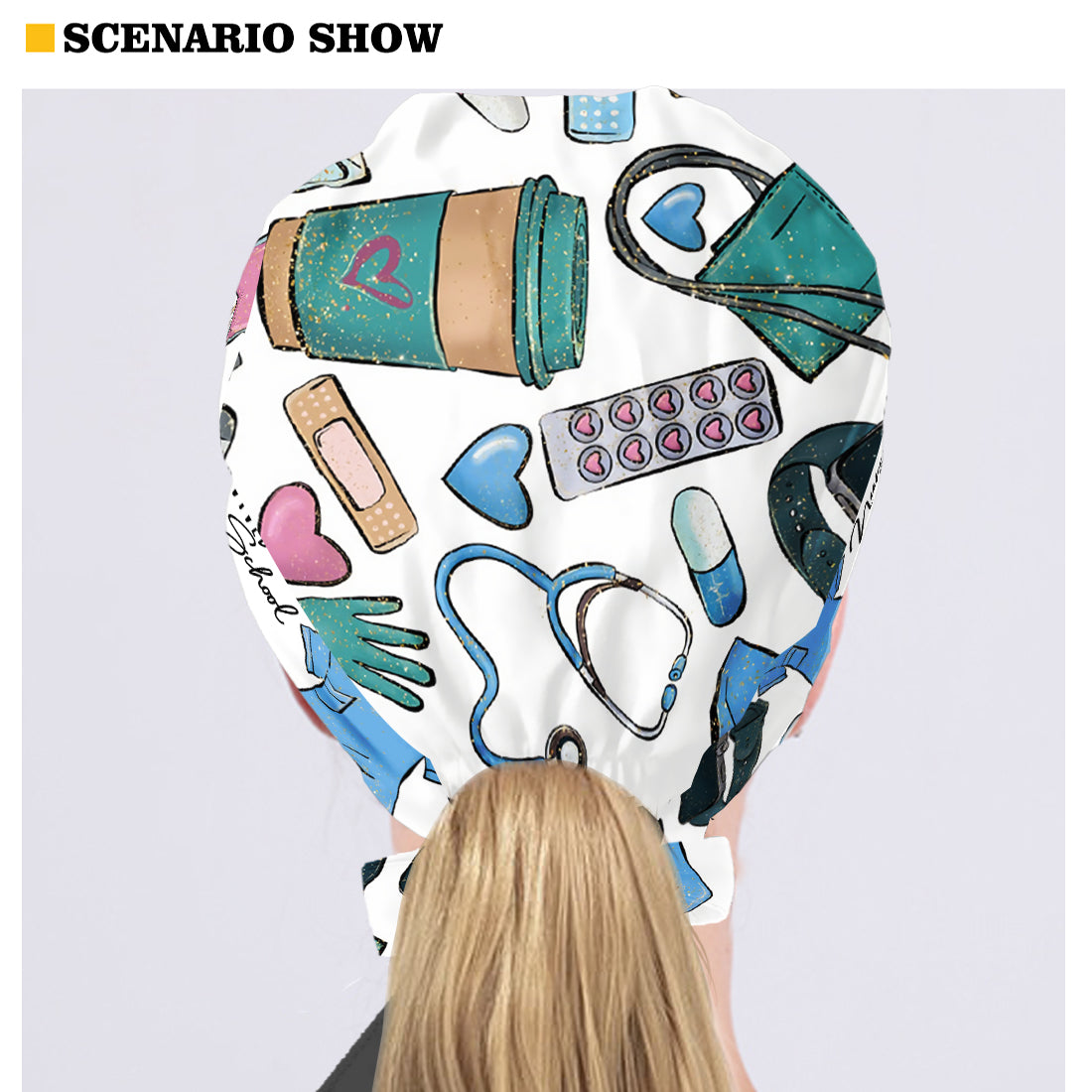 Ich habe die Krankenpflegeausbildung überlebt – personalisierte OP-Haube für Krankenschwestern