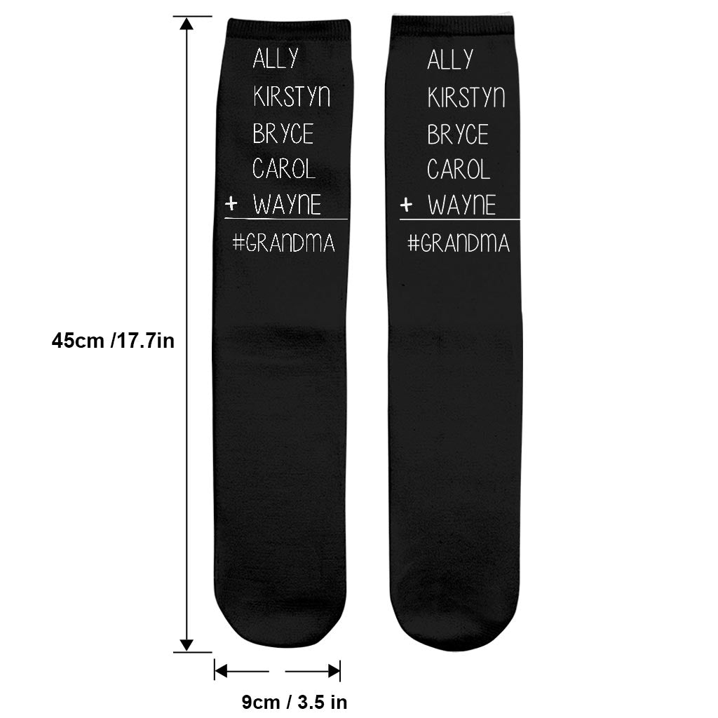 #1 Papa – Geschenk für Papa, Oma, Opa, Mama, Onkel, Tante – Personalisierte Socken