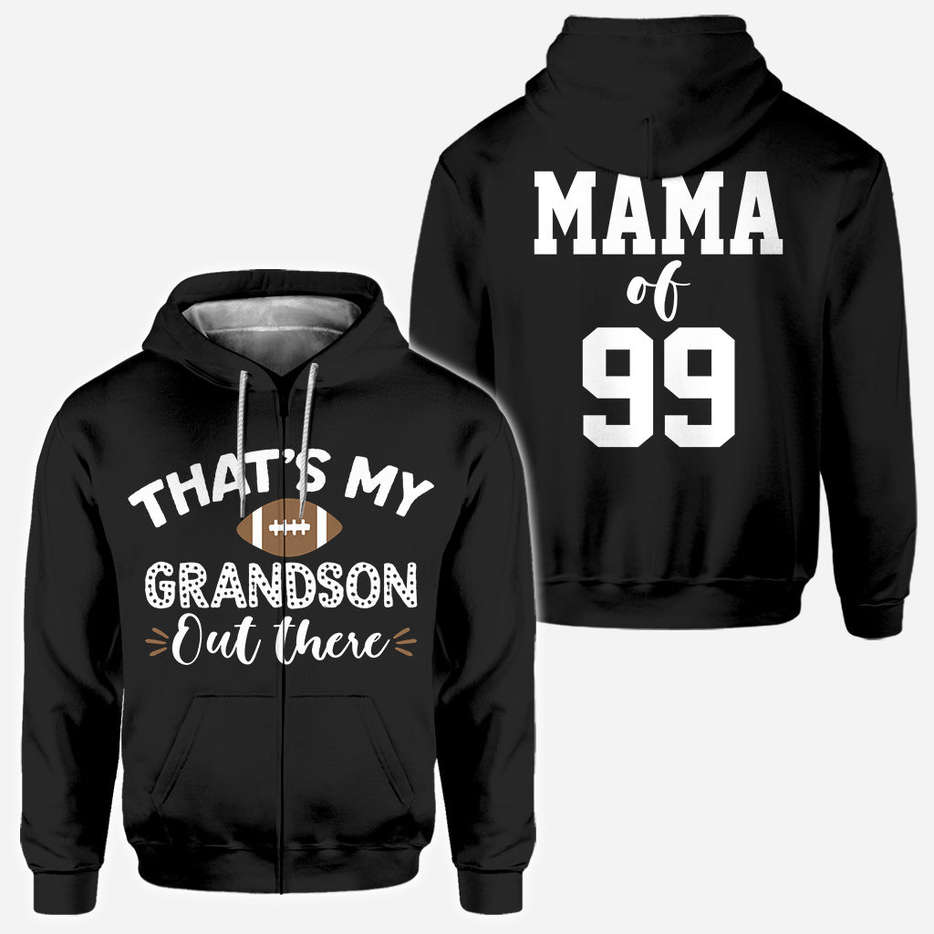 Proud Football Mom, Grandma - Football gift for mom, grandma, wife, her - Personalized All Over Shirt