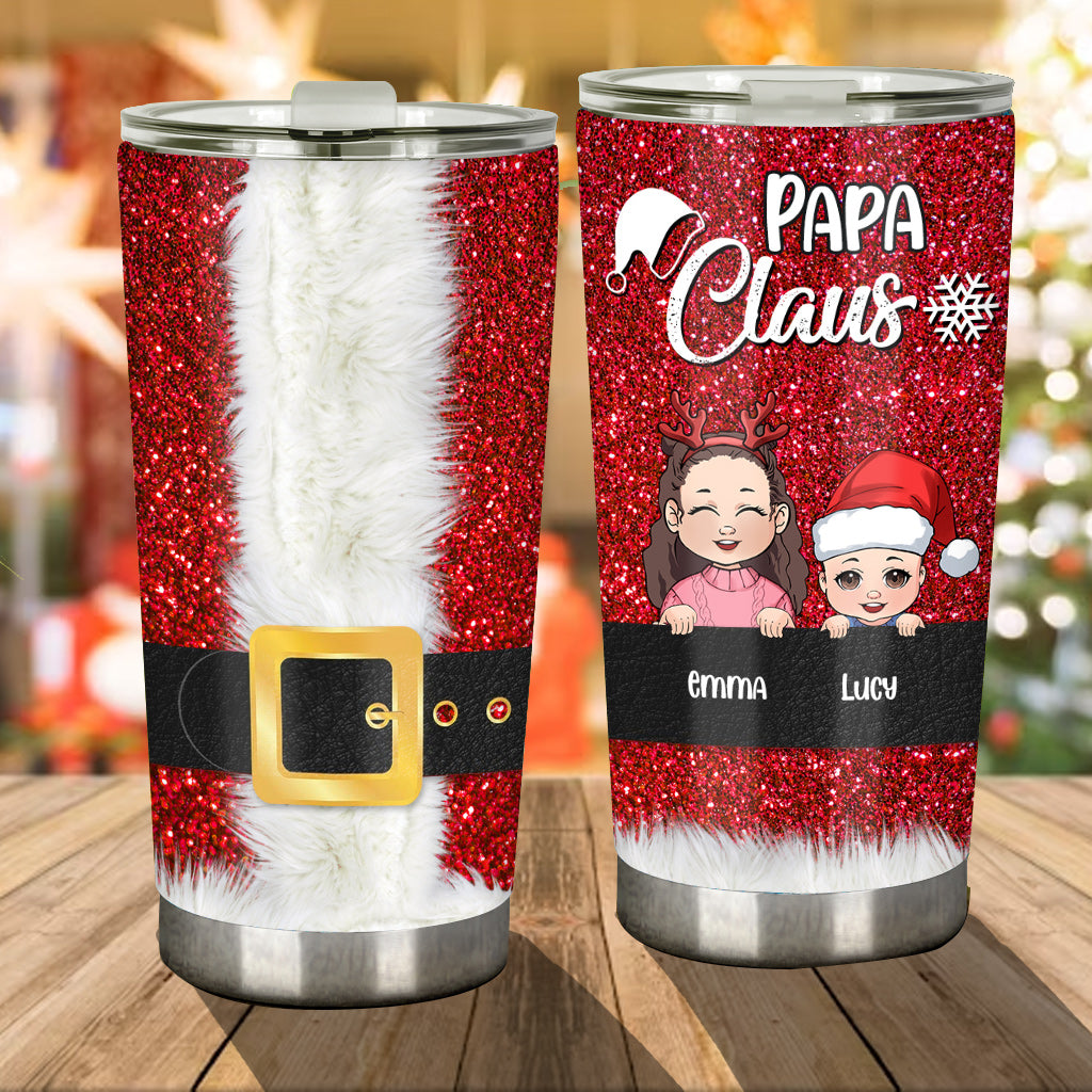 Papa Clause - Personalized Grandpa Tumbler