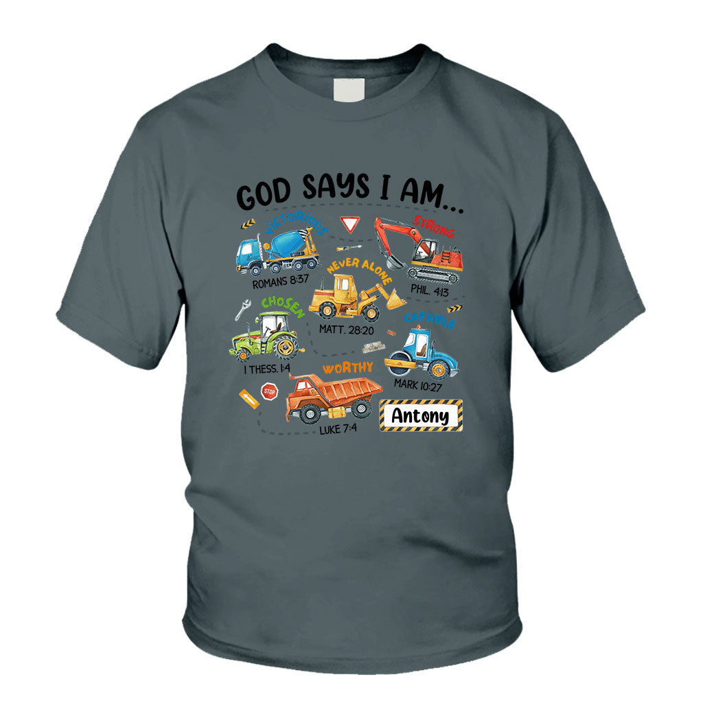 Gott sagt, ich bin es – personalisiertes Kinder-T-Shirt