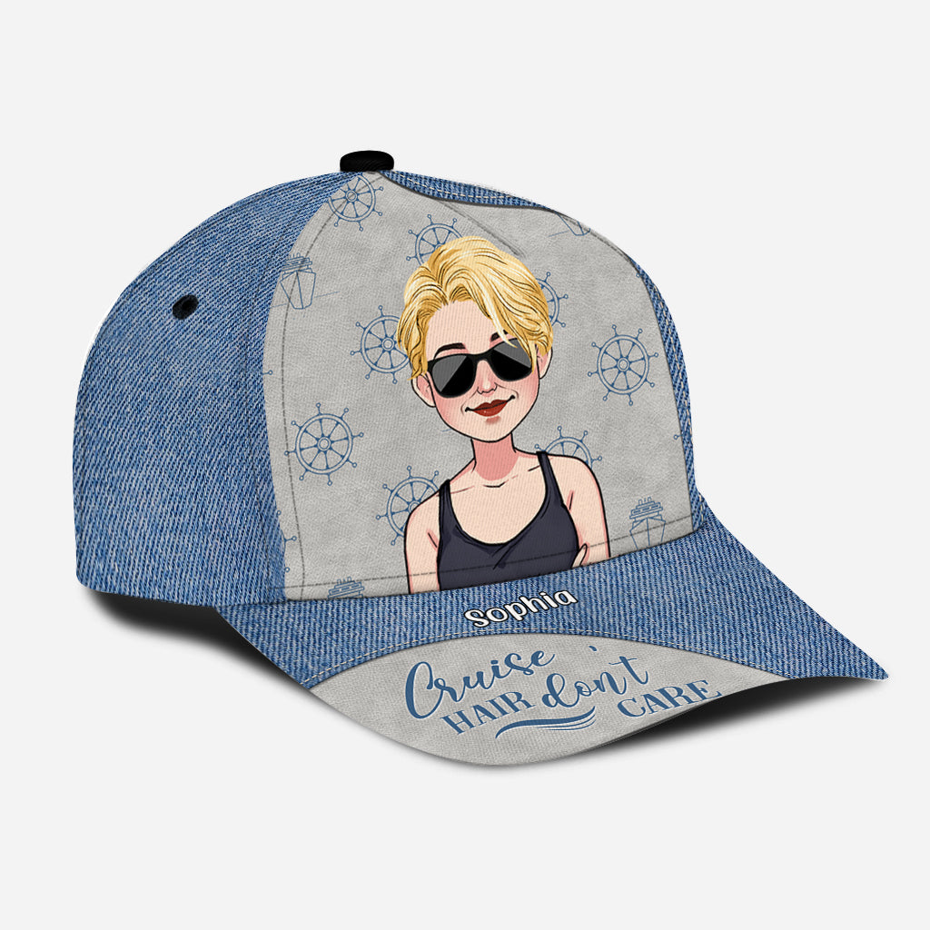 Cruise Hair Don't Care - Personalisierte klassische Kreuzfahrtkappe