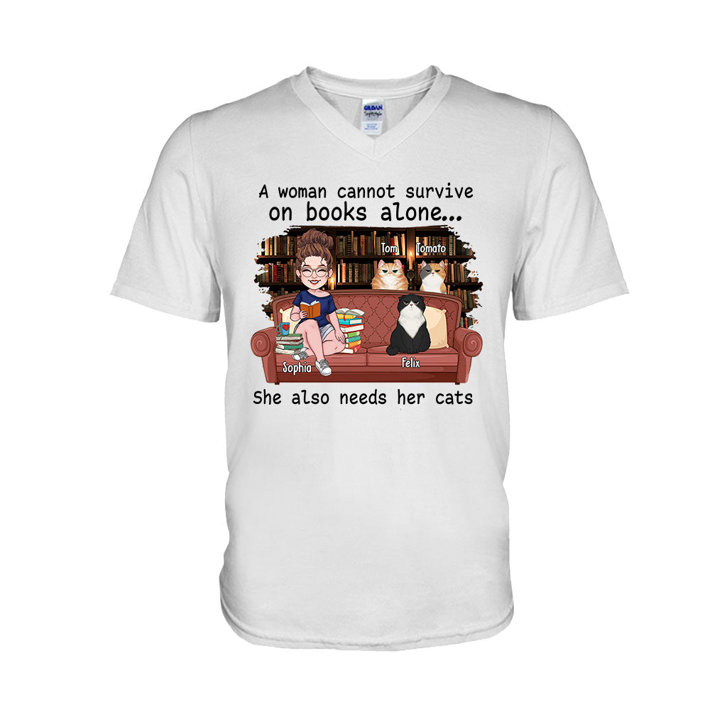 Einfach ein Mädchen, das Bücher liebt – personalisiertes Buch-T-Shirt & Hoodie