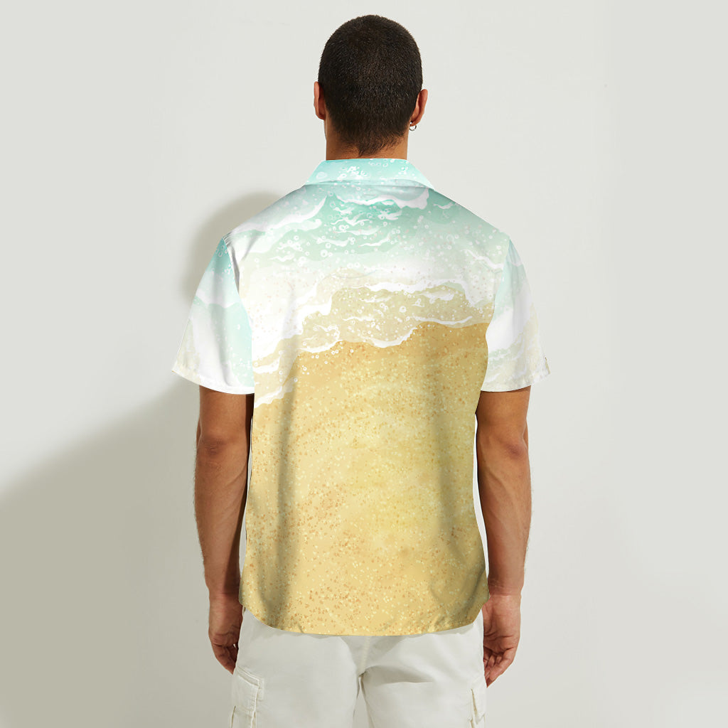 Der Strand ruft und ich muss gehen – Geschenk für Meeresliebhaber für Freunde, Schwester, Freundin, Ehefrau, Mutter, Bruder, Vater, Ehemann, Freund – Personalisiertes Hawaiihemd