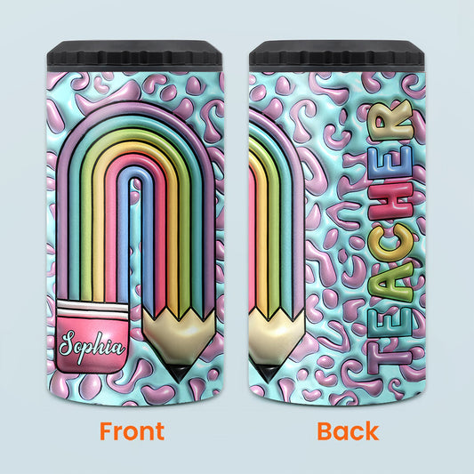 Teacher Life - Personalized Teacher Can Cooler