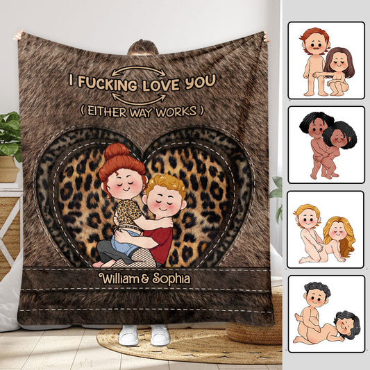 Ich liebe dich – Personalisierte Pärchendecke